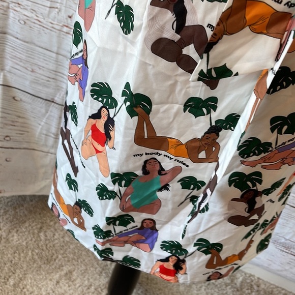 Shein skirt with top woman and banana leaves design - Picture 9 of 13